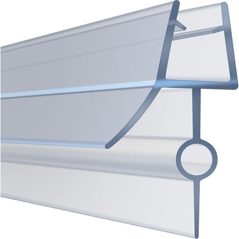 40 cm Duschdichtung, ideal für 4-6 mm Glastüren, Dichtung mit extra dicker Gummikante, auf Dichtigkeit geprüft - für alle Duschtypen (2 Stück) (1/5)