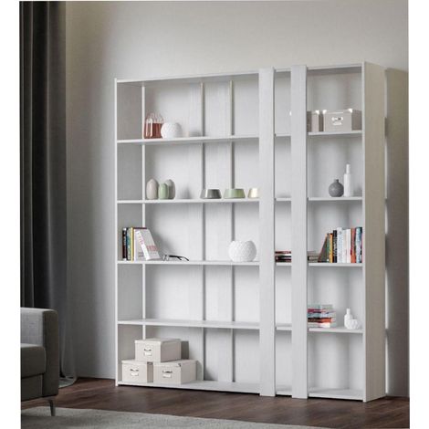 Composizione A Kato 6R 2 fianchi 4 fasce lunghe BIANCO FRASSINO (1/4)