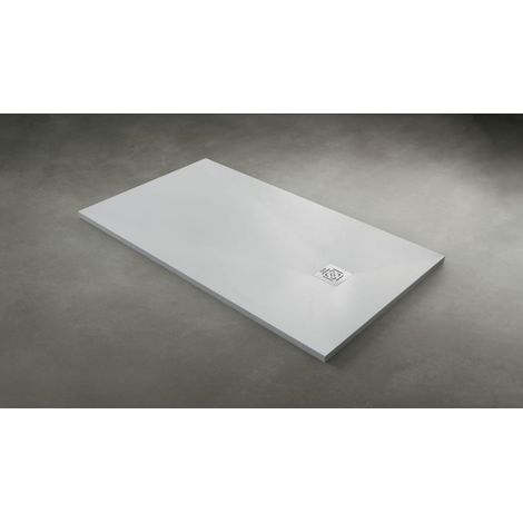 Receveur de Douche Rectangle 180x90cm ALTERNA Daily'O Ardoise Blanc - 7295353 (1/3)