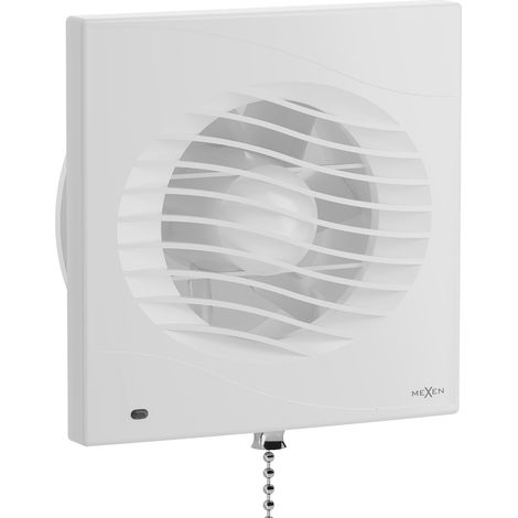 Mexen DXS 150 ventilador de baño, interruptor de cuerda, blanco - W9603-150K-00 (1/5)