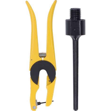 Pince à étiquettes auriculaires pour vaches, pince intégrée monobloc pour étiquettes auriculaires de taureaux, pince pour animaux d'élevage (1/5)