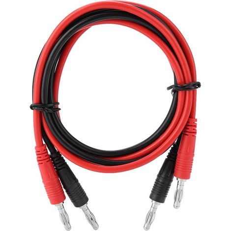 Cable of test of plug banane, wire of test in metal conductor for laboratory electric, schools of travail electric, laboratory of physical (1/5)