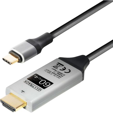 Cavi di collegamento usb spina di tipo c - spina hdmi, 4k uhd, @ 60 hz, plug & play, 1.0 m (1/2)