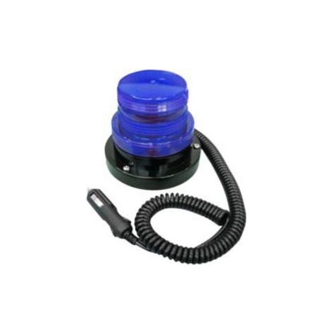 Polizeilampe Batterie 12V-36V BLAU Magnetisch (1/2)