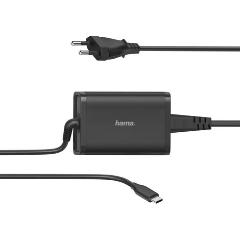 Hama USB C Notebook Netzteil 65W PD Universal 5-20V (1/3)