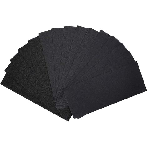 30 Pièces Papier de Verre, 80 240 400 Grain Papier poncer, 9 x 3,6 pouces, utilisé pour le polissage de meubles en bois automobiles (1/5)