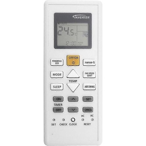 Mando a distancia de repuesto A75C18090 para aire acondicionado Panasonic A75C18090 (1/4)