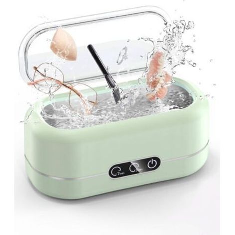 Nettoyeur Ultrasons, Bac a Ultrason 350 ML, 48000HZ Nettoyeur Lunettes, Professionnel Nettoyeur Ultrason Bijoux,Ultrasonic Cleaner pour Lunettes, Appareil de Argent, Lunettes, Montres, Anneaux (1/5)
