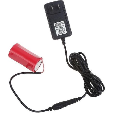 Câble de charge pour pile 1,5 V LR20 (110-220 V) - Remplace une pile LR20 1,5 V (1/4)