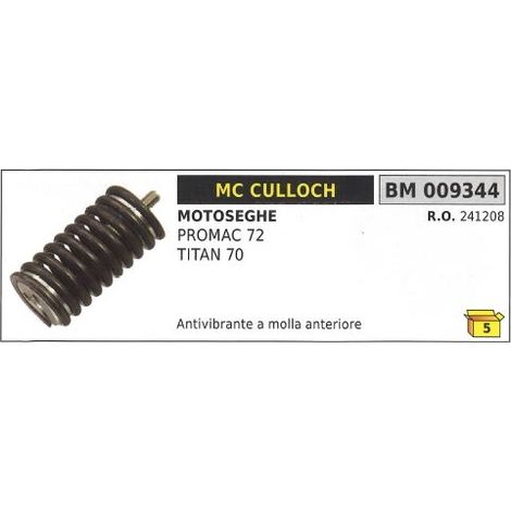 Muelle amortiguador delantero MC CULLOCH motosierra PROMAC 72 TITAN 70 009344