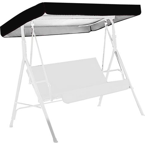 [Housse de protection] Couverture de canopée de chaise-balancelle extérieure waterproof argenté 190T 190x132x15cm/20cm (1/5)