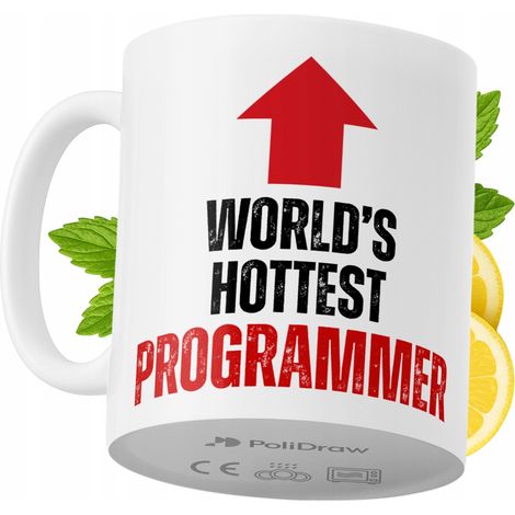Taza divertida para programador. Taza de café/té con diseño gráfico y texto humorístico. Taza ideal para cumpleaños, santos y días festivos. Taza premium para ocasiones especiales en casa, la oficina  (1/5)