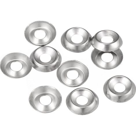 50pcs 304 Stainless Steel 6 Countersunk Cup Washer for Screw and Bolt (1/4)