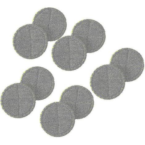 AURA Lot de 10 lingettes de rechange pour balai à franges électrique rotatif sans fil WG (1/5)