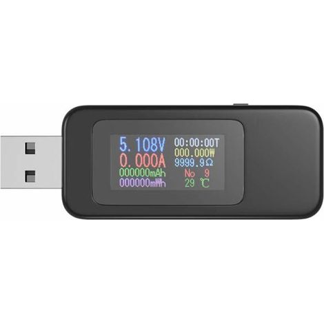 Testeur USB, voltmètre, multimètre USB, testeur de tension et de courant, wattmètre USB (1/5)