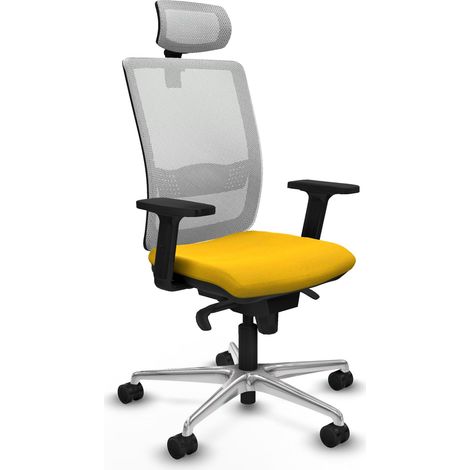 Silla de oficina piqueras y crespo negra espuma moderna (1/2)