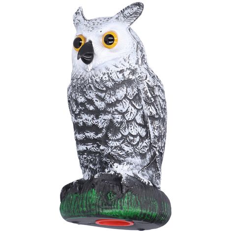 Faucon en Plastique pour Jardin - Épouvantail Répulsif Oiseaux et Nuisibles