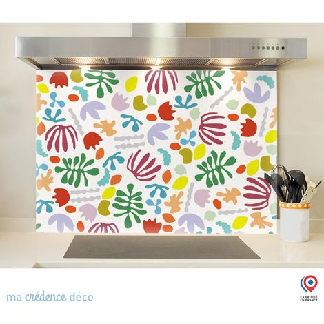 Fond de hotte : Inspiration Matisse - Verre trempé - 70 cm - 60 cm (1/5)