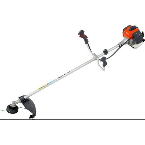Desbrozadora a Gasolina Oleo-Mac BCH500T con hilo de corte y arnés profesional, potente motor y diseño ergonómico para jardinería eficiente