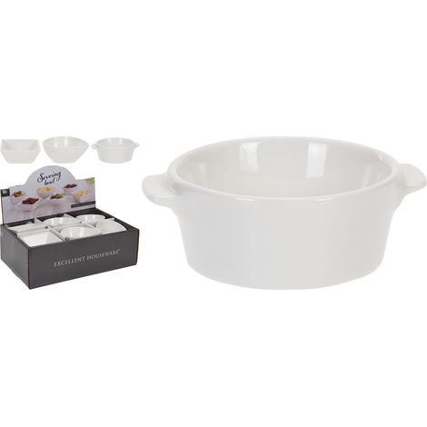 1 CIOTOLINA IN PORCELLANA PER STUZZICHINI 10CM FORMA ASSORTITA