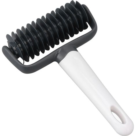 Rouleau découpeur à treillis pour pâte à pizza, avec manche long, outil de pâtisserie DIY pour pain, pizza et pâte (1/5)