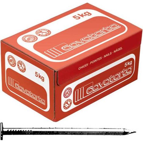 5 x CHIODI TESTA PIANA 17X60  CAVATORTA