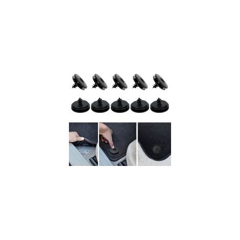 20 Clips Tapis Voiture Universels, Fixations Antidérapantes Pour Moquette Et Patins De Meubles, Supports De Maintien Robustes (1/4)
