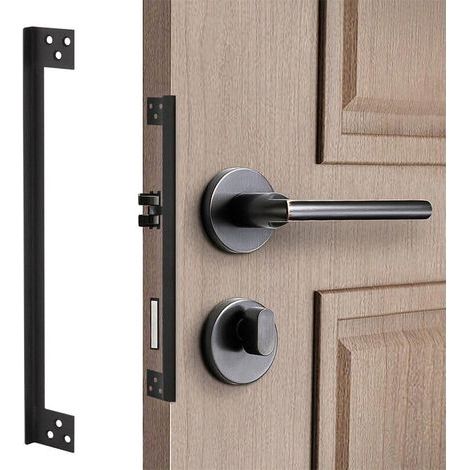 pièce de protection de loquet de porte en acier inoxydable pour portes extérieures Conception de couvercle de serrure Sécurité et fonctionnalité pour portes battantes (1/4)