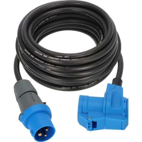 Brennenstuhl 1168650510 Strom Camping-CEE-Verlängerungskabel   Blau, Schwarz 10 m H07RN-F 3G 2,5 mm² (1/2)