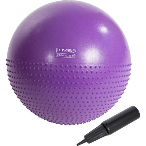 55 cm violetter Gymnastikball für Training und Fitness