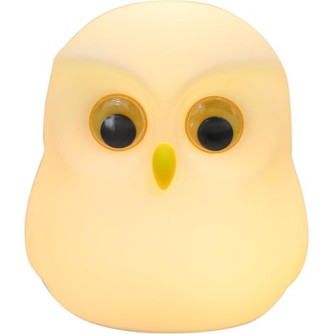 Veilleuse Hibou Lampe de Nuit Tactile et Apaisante en (1/5)