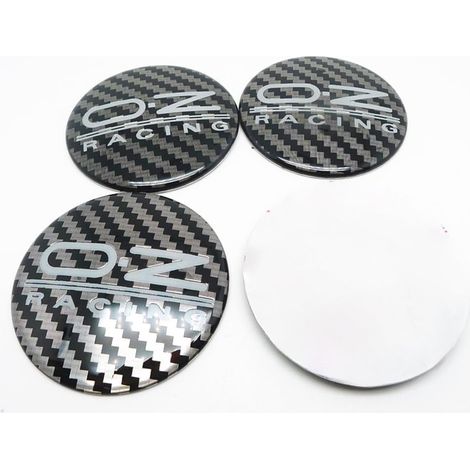 4 Pièces Autocollants Cache Moyeux pour OZ 60mm,Décoratio Stickers Enjoliveurs Capuchons Caps Accessoires,C (1/5)