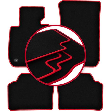 Tapis de sol CARLUX-RED pour : BMW 3 E90 berline (2004-2011)