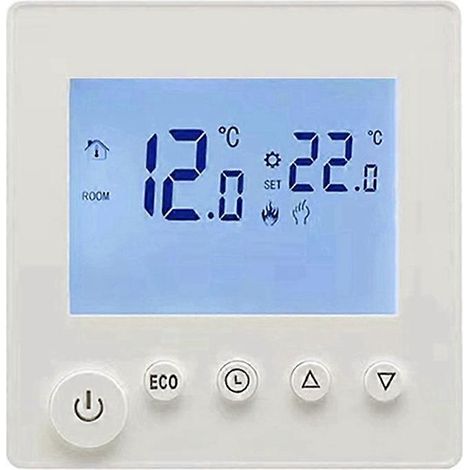 AC95V-240V Elektrischer Fußbodenheizungsthermostat, Raumthermostat, Temperaturregler, LCD-Digitalanzeige K1H16A (1/5)