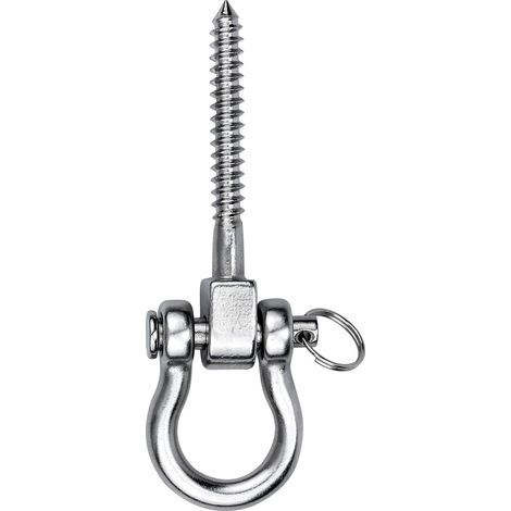 Capacidad de carga: 220 kg. Gancho de techo resistente, gancho para hamaca de acero inoxidable. (1/5)
