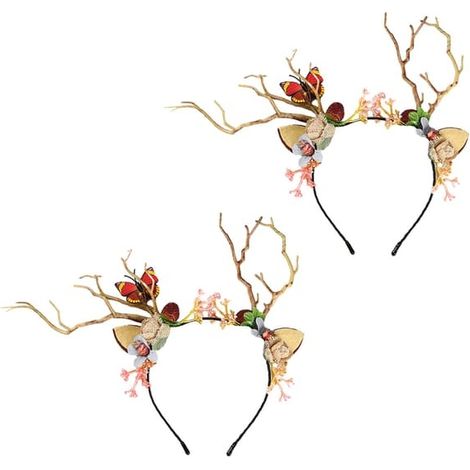 Serre-têtes en corne de renne pour les fêtes de Noël, de Pâques et d'Halloween, serre-têtes en corne de renne (1/5)
