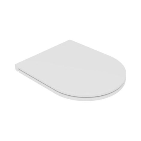 Sedile per wc  bianco lucido extra slim con chiusura rallentata - Galassia Dream