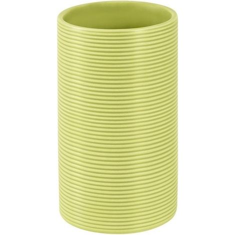 Gobelet Céramique TUBE RIBBED Pistache Spirella (1/3)