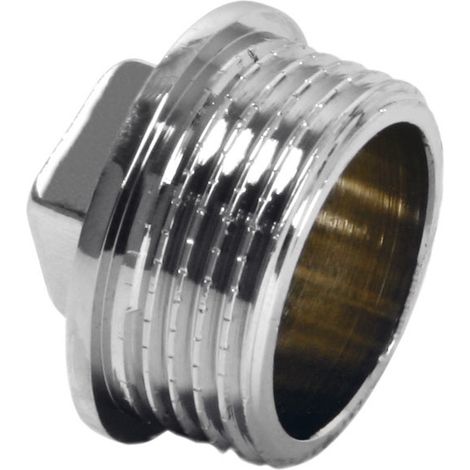 BOUCHON EN LAITON 3-4" CHROMÉ