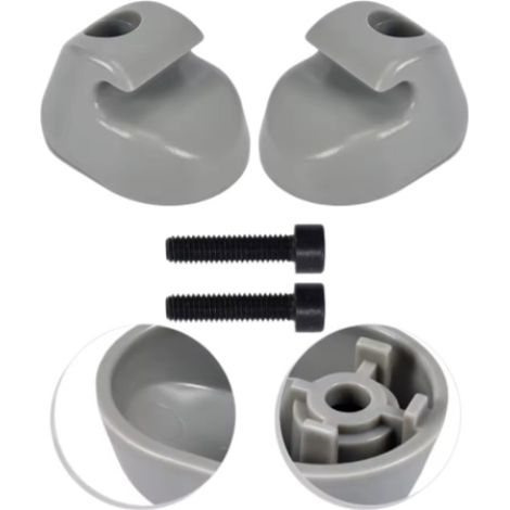 Offre spéciale : Clips de pare-soleil en 2 pièces pour intérieur gris de camion Kenworth S16-1023-661