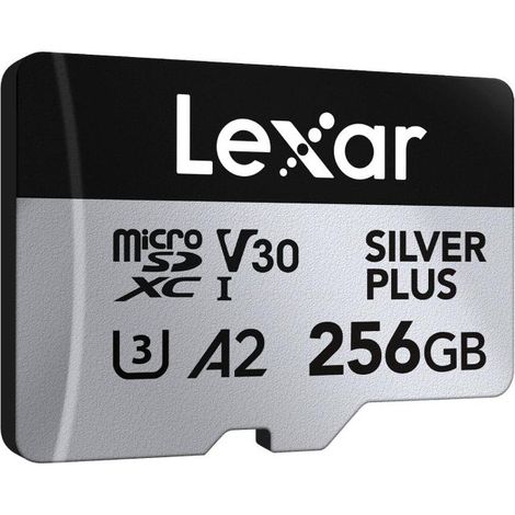 Karta pamäte Lexar High-Performance Silver Plus microSDXC 256GB + adaptér