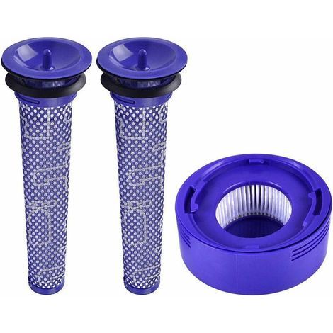 Kit de filtres pour aspirateurs Dyson V8 et V7 Absolute Animal, accessoires de remplacement de filtre HEPA par Fonepro (1/4)