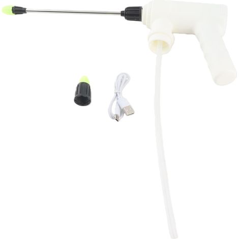 Pulverizador eléctrico para plantas con boquilla, alimentado por batería y recargable por USB, cabezal pulverizador automático portátil con barra de pulverización para jardín y hogar. (1/5)
