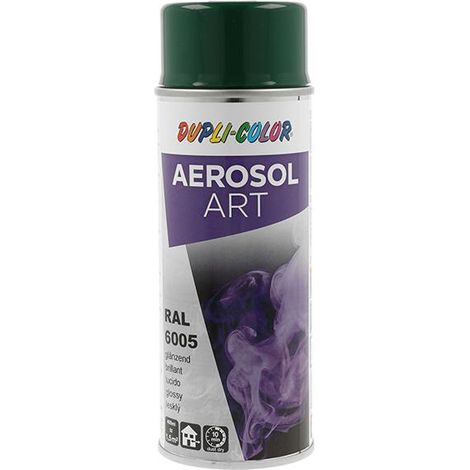 Buntlackspray AEROSOL Art moosgrün glänzend RAL 6005 400 ml Spraydose (1/4)