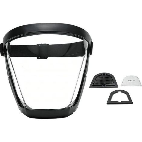 Écran Facial, Écran Facial Complet De Protection Transparent, Écrans Faciaux Transparents, Protection des Yeux, Sécurité De Protection Personnelle À Couverture Complète (1/5)