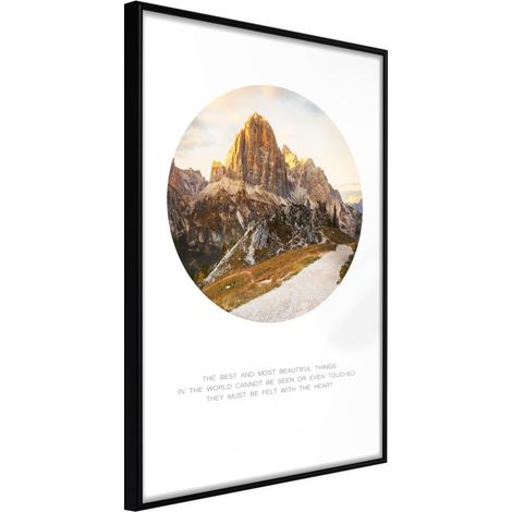 Affiche Murale Encadrée "Peak of Dreams" 40 x 60 cm Noir
