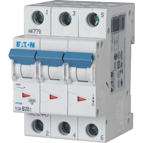 3-poliger Überstromschutzschalter PLSM-C20/3-MW (1/4)