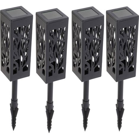 Lampada portatile northix solare 4 pezzi IP44 impermeabile (1/4)
