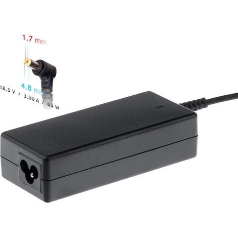 Akyga AK-ND-09 Netzteil für HP Compaq LG Laptops, 18,5 V, 3,54 A, 65 W, 4,8 x 1,7 mm (1/5)
