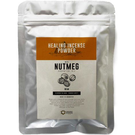 Poudre d'encens curative - Noix de muscade 50 g- Vendu par 1 (1/2)